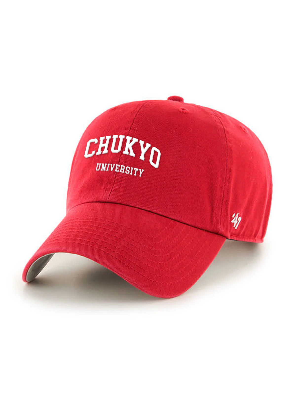 CHUKYOスポーツ 47 CLEANUP CHUKYOロゴ レッド