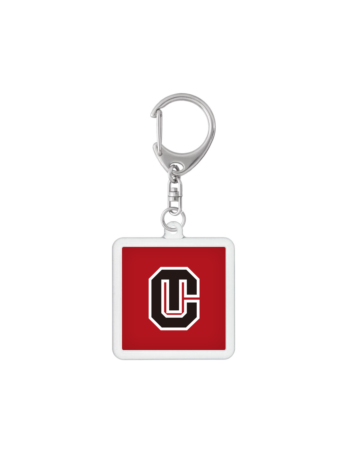 CHUKYO Sports Acrylic Keychain (Square) CU Logo Red