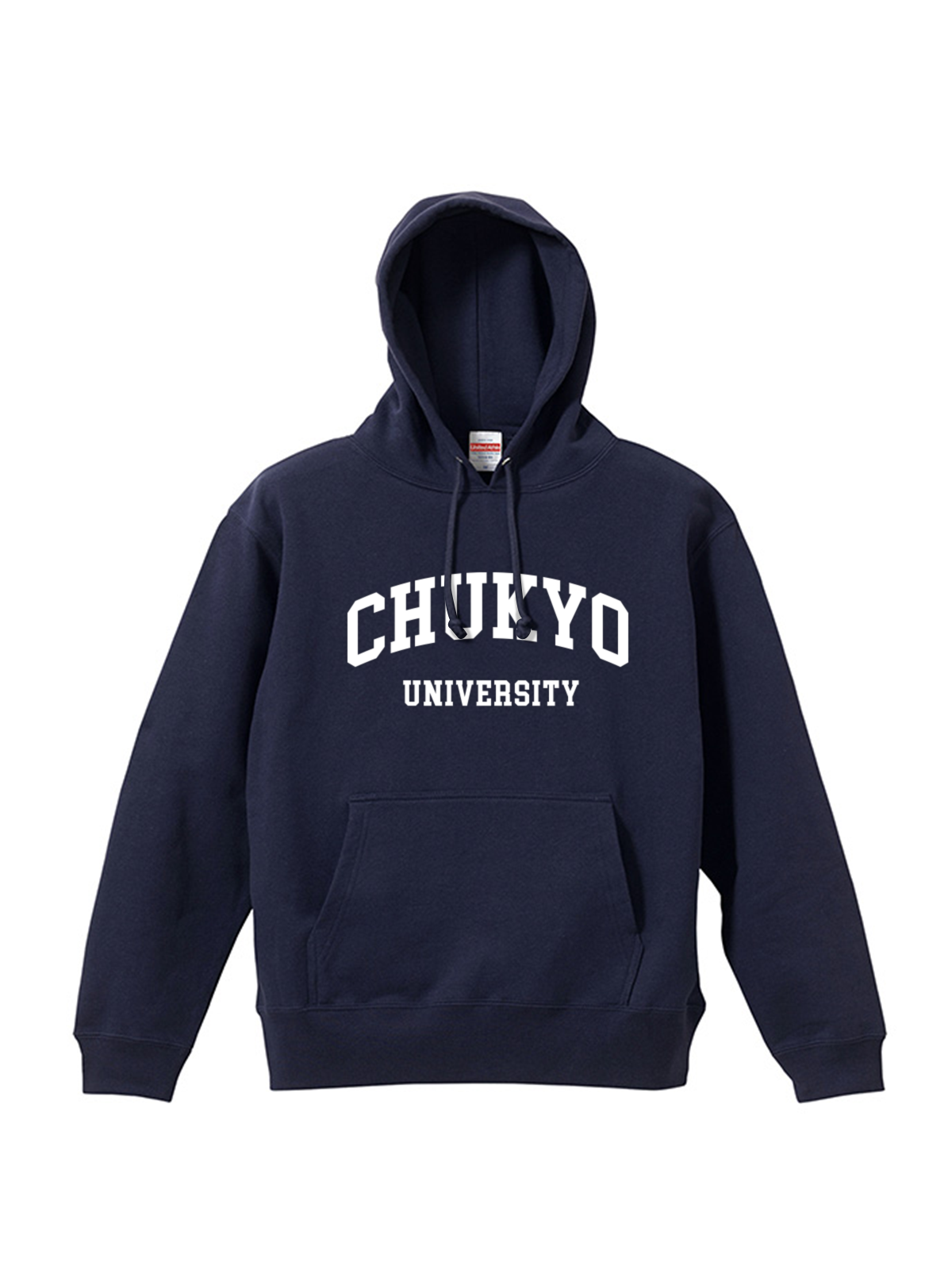 買い誠実 CHUKYOスポーツ スウェットプルオーバーパーカー CHUKYOロゴ トップス
