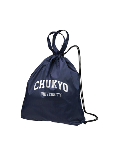 CHUKYO Sports Knapsack with CHUKYO Logo Navy