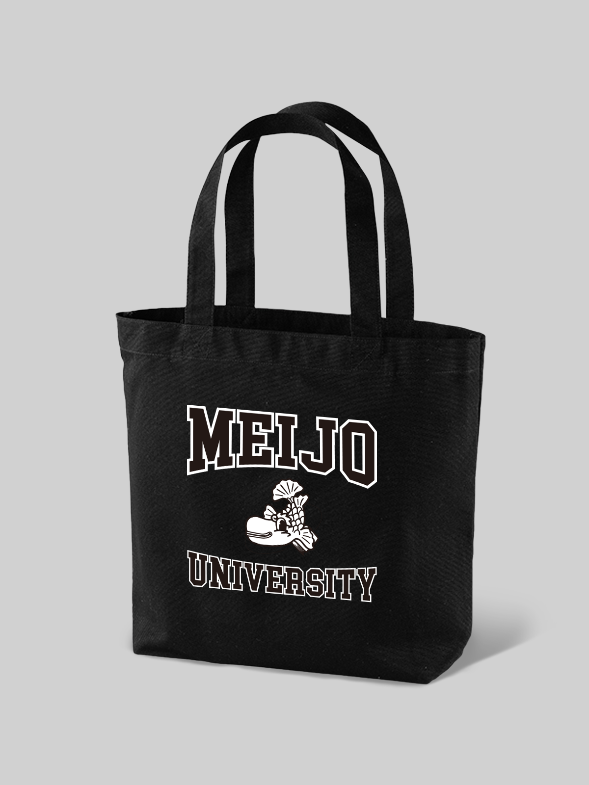 MEIJO Tote Bag College Killer Whale Logo Black