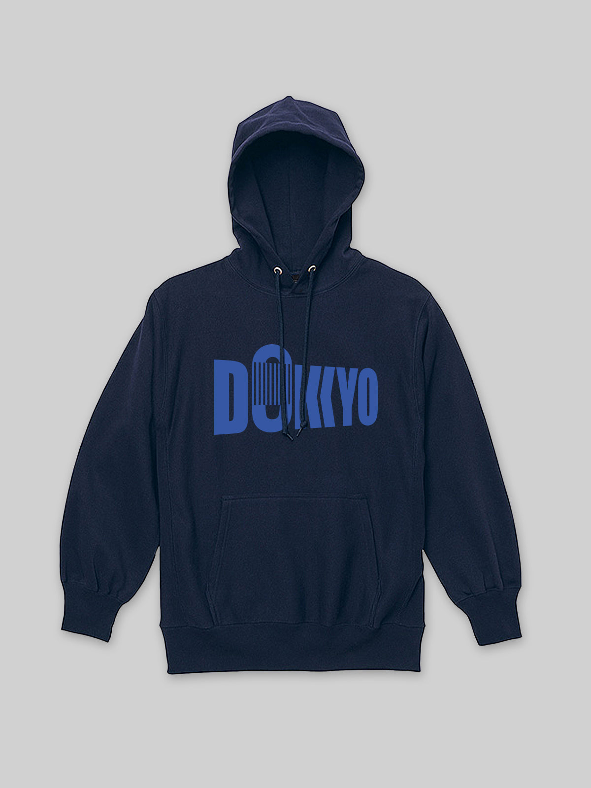 DOKKYO Heavyweight Sweat Pullover Hoodie DOKKYO DOME Logo Navy