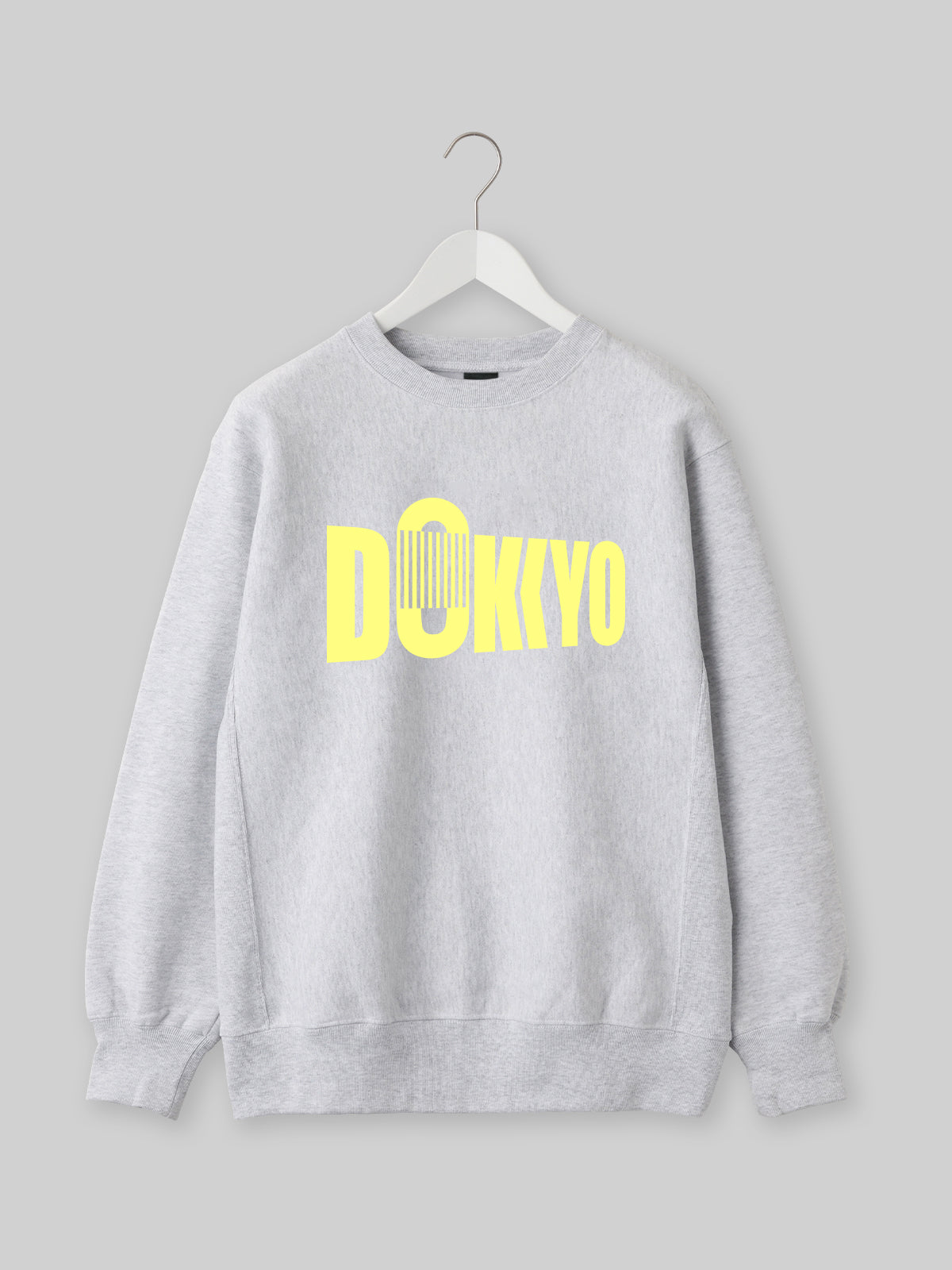 DOKKYO Heavyweight Crew Neck Sweatshirt DOKKYO DOME Logo Ash