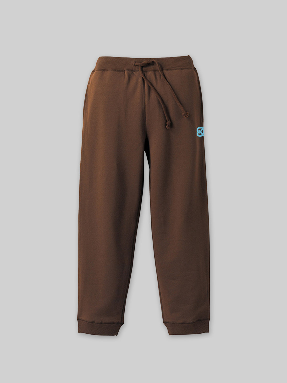 DOKKYO Sweatpants Bretzel Logo Dark Brown