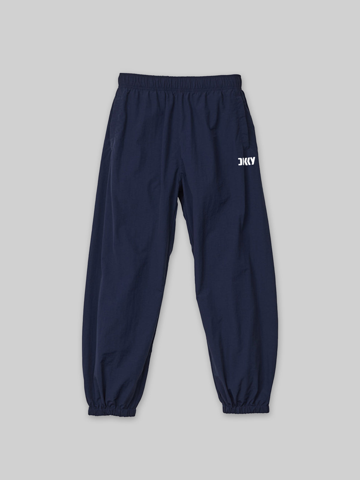 DOKKYO Cotton-Like Nylon Pants, DKKY2 Logo, Navy