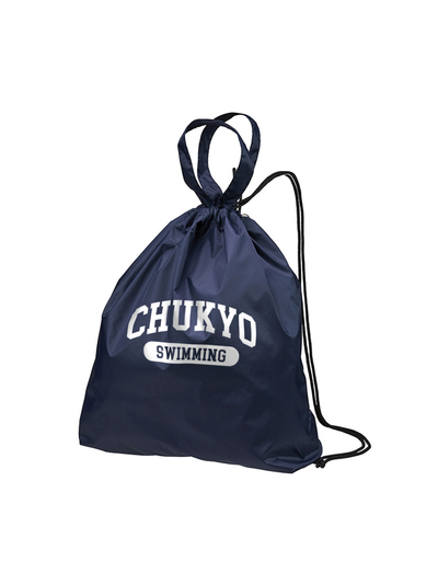 CHUKYO Sports Knapsack with CHUKYO Logo Navy