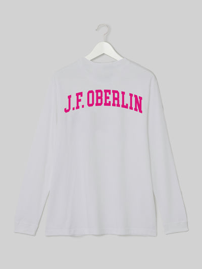 JF OBERLIN Long Sleeve TEE OBLN College Logo Navy