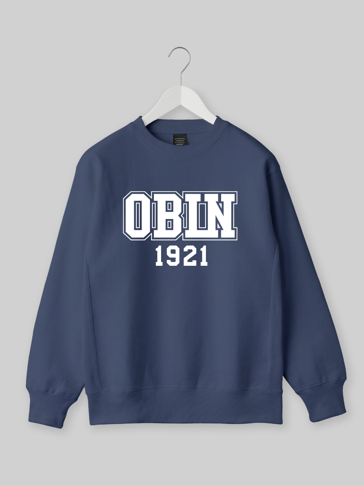 DOKKYO Heavyweight Crew Neck Sweatshirt DOKKYO DOME Logo Navy