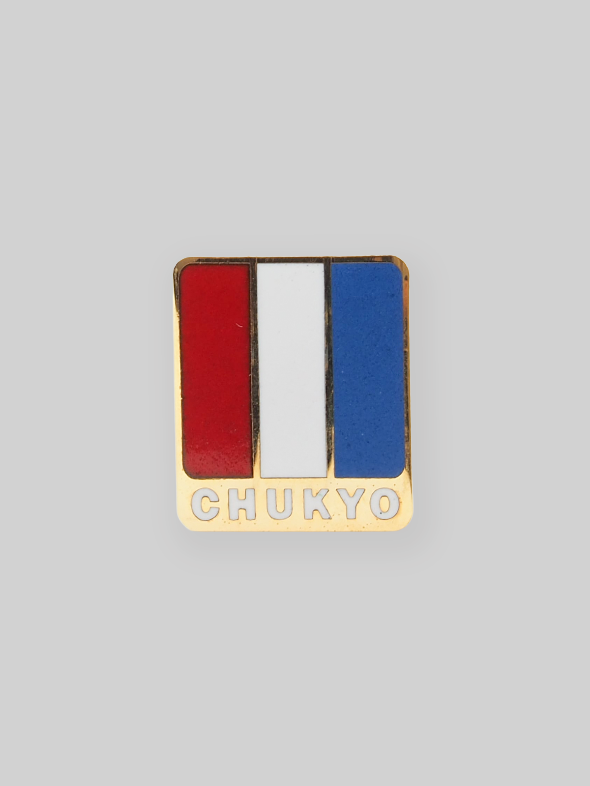 CHUKYO オフィシャル ピンバッジ CHUKYOトリコロール