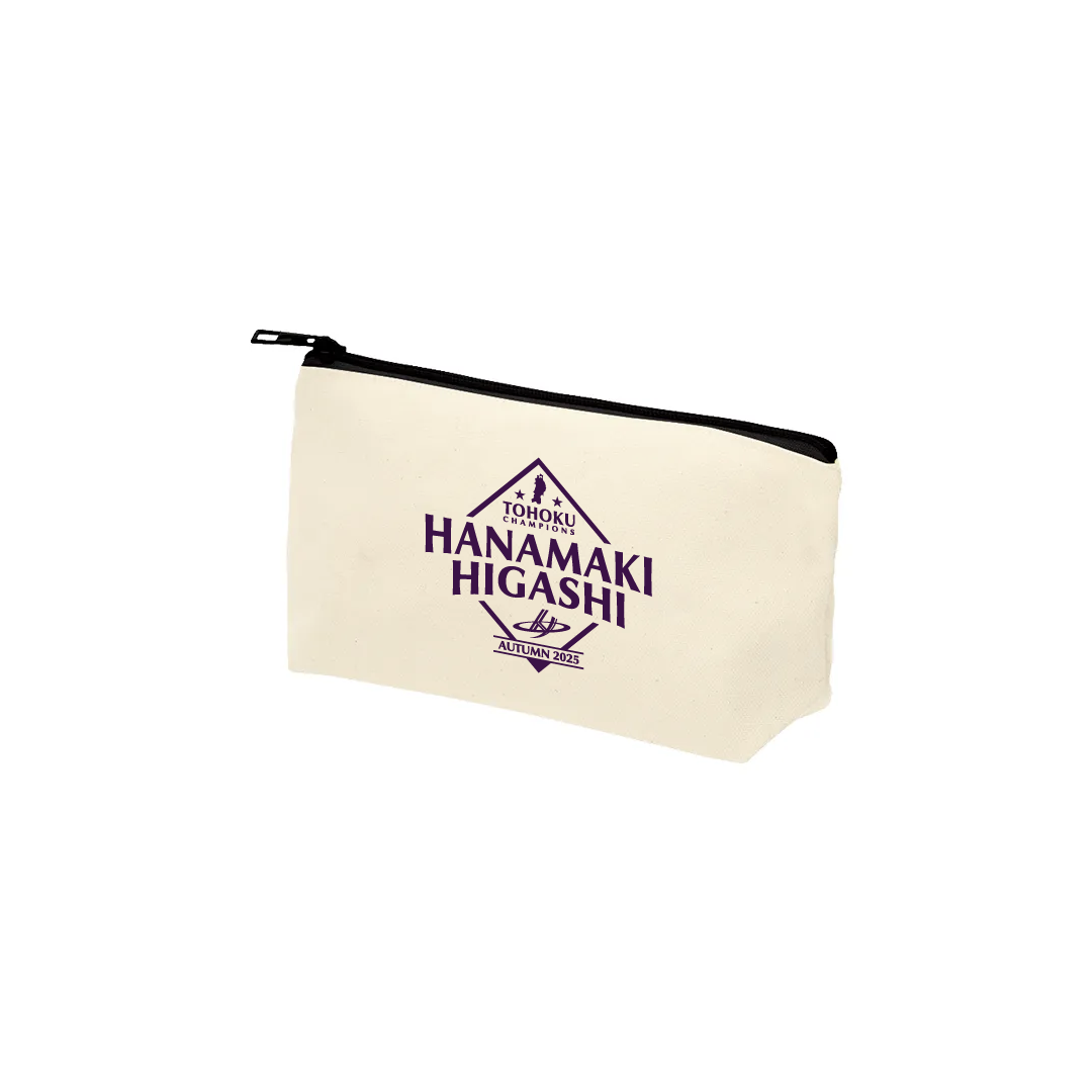 花巻東高校野球部 キャンバスポーチ 2025秋東北優勝記念デザイン
