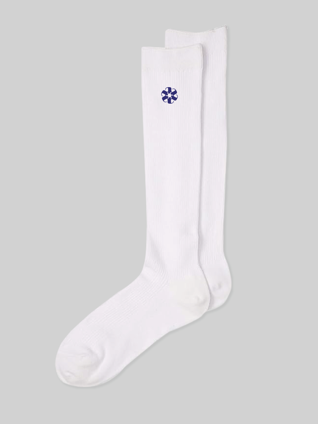 TAMAGAWA Kids Socks High TG Logo Navy