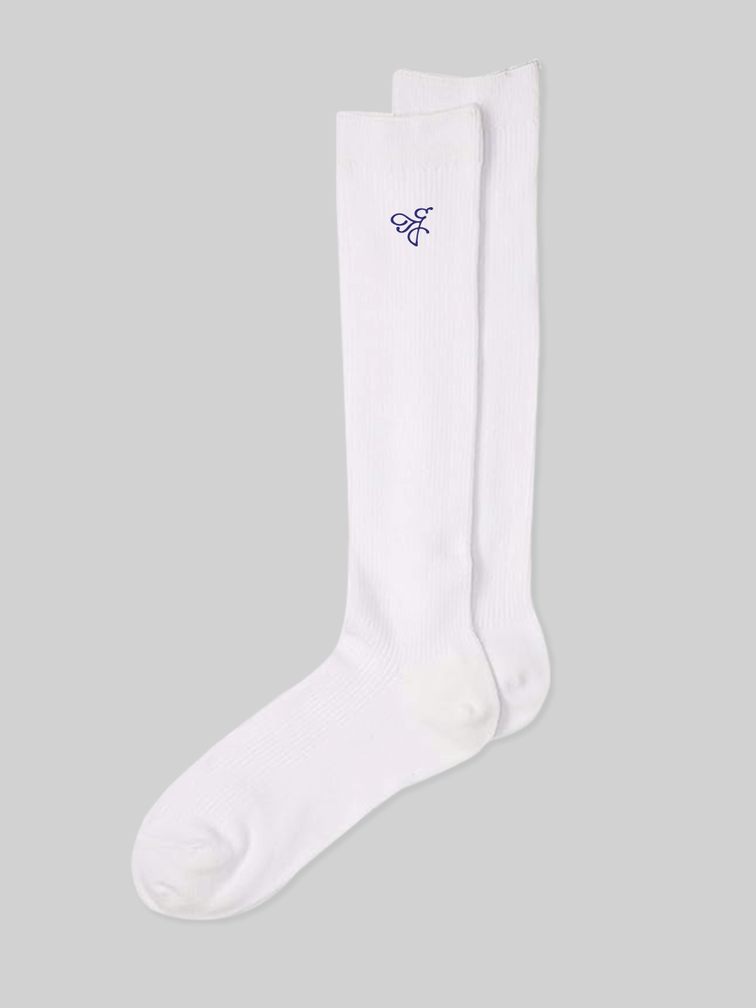 TAMAGAWA Kids Socks High TG Logo Navy