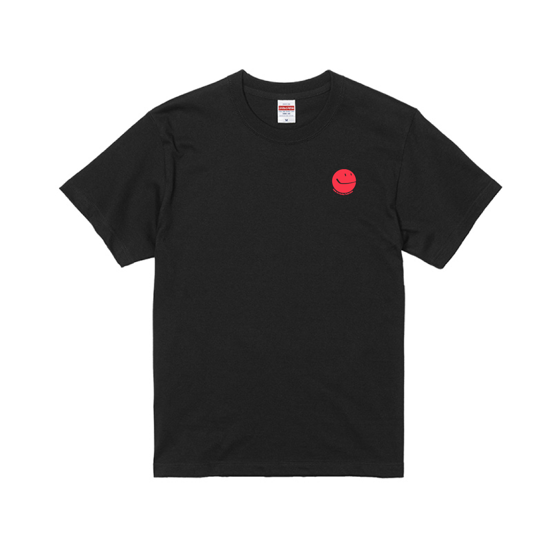 アイスホッケー日本代表 コットンTシャツ SMILE JAPANワンポイント ブラック