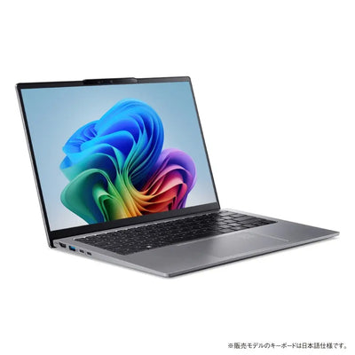 Acer Swift Go 14 ノートパソコンAI Ryzen AI 5 OLED DCI-P3 100% WQXGA＋ 16:10 16GBメモリ 512GB SSD 14インチ 薄型軽量 アルミニウム 1.28Kg 16時間駆動 360万画素 Webカメラ 指紋認証 Wi-Fi 7 Eyesafe 日本語キーボード Copilot＋PC スパークリーシルバー SFG14-64-N56Y