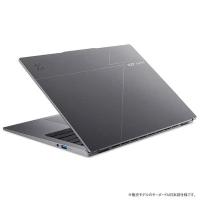Acer Swift Go 14 ノートパソコンAI Ryzen AI 5 OLED DCI-P3 100% WQXGA＋ 16:10 16GBメモリ 512GB SSD 14インチ 薄型軽量 アルミニウム 1.28Kg 16時間駆動 360万画素 Webカメラ 指紋認証 Wi-Fi 7 Eyesafe 日本語キーボード Copilot＋PC スパークリーシルバー SFG14-64-N56Y