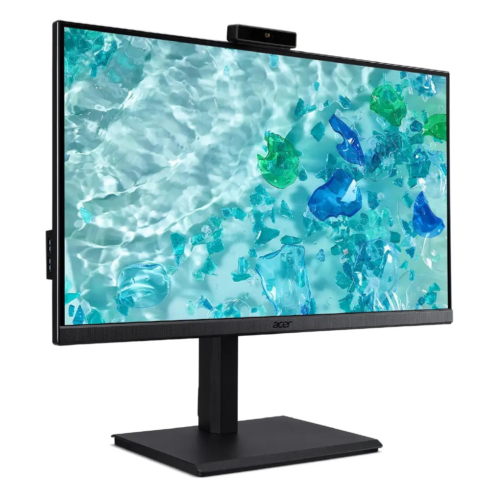 Acer Vero スタンダードモニター 23.8インチ フルHD 再生プラ85％ マイク付Webcam ピボット機能 B247YDEbmiprczxv