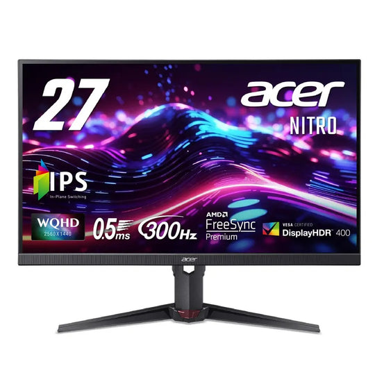Acer Nitro ゲーミングモニター 27インチ WQHD IPS 非光沢 300Hz 0.5ms
