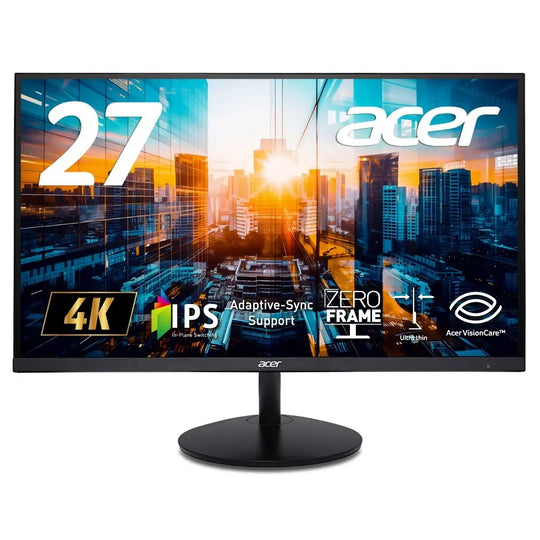 Acer モニター 27インチ 4K UHD 10億7000万色 広視野角 IPS 非光沢