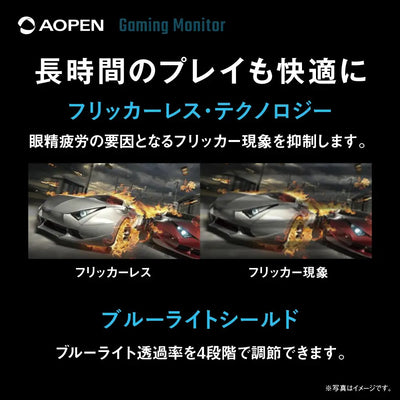 AOPEN ゲーミングモニター 27インチ WQHD IPS 1ms 100Hz HDMI2.0 DisplayPort スピーカー ヘッドホン端子 27KG3UEbmiipx
