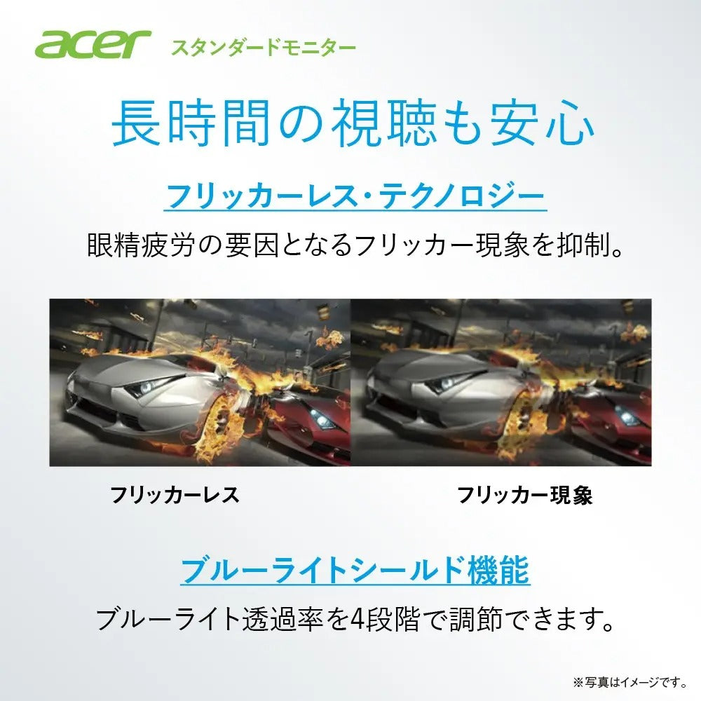 Acer スタンダードモニター 24.5インチ IPS フルHD 100Hz 1ms スピーカー・ヘッドホン端子搭載 HDMI1.4 AMD FreeSync EK251QEbmix