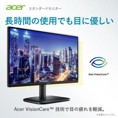 Acer モニター 21.5インチ フルHD 非光沢 VA 100Hz 1ms(VRB) sRGB 99% AMD FreeSync HDMI 1.4 ミニD-Sub 15ピン スピーカー・ヘッドホン端子非搭載 VESAマウント対応 EK221QHbi