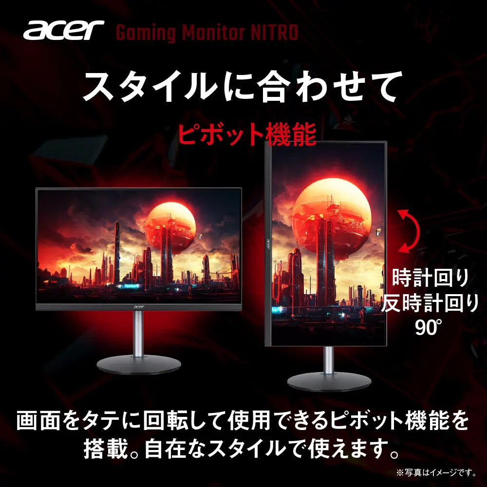 Acer Nitro ゲーミングモニター 27インチ フルHD IPS 180Hz 0.5ms HDMI2.0 スピーカー ヘッドホン端子 XV270M3bmiiprx