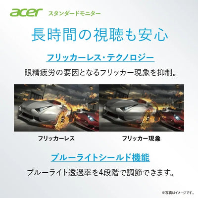 Acer スタンダードモニター 21.5インチ IPS フルHD 100Hz 1ms HDMI D-Sub15ピン AMD FreeSync EK221QE3bi