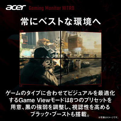 Acer Nitro ゲーミングモニター VG0 27インチ 4K IPS 非光沢 sRGB 99% HDMI 2.0 DisplayPort1.2　スピーカー内蔵 ヘッドホン端子 VESAマウント対応 VG270KLbmiipx