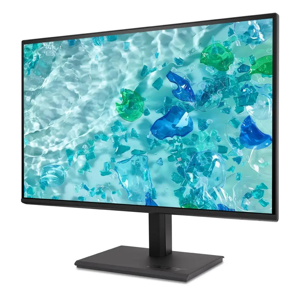 Acer モニター 27インチ WQHD IPS 非光沢 120Hz 4ms（GTG） DCI-P3 90%、Delta E<1 HDMI 2.0 DisplayPort v1.4 USBポート エルゴスタンド ヘッドホン端子 スピーカー ゼロフレームデザイン 左右首振り機能 高さ調整機能 VESAマウント対応 B277UGbmiiprzx