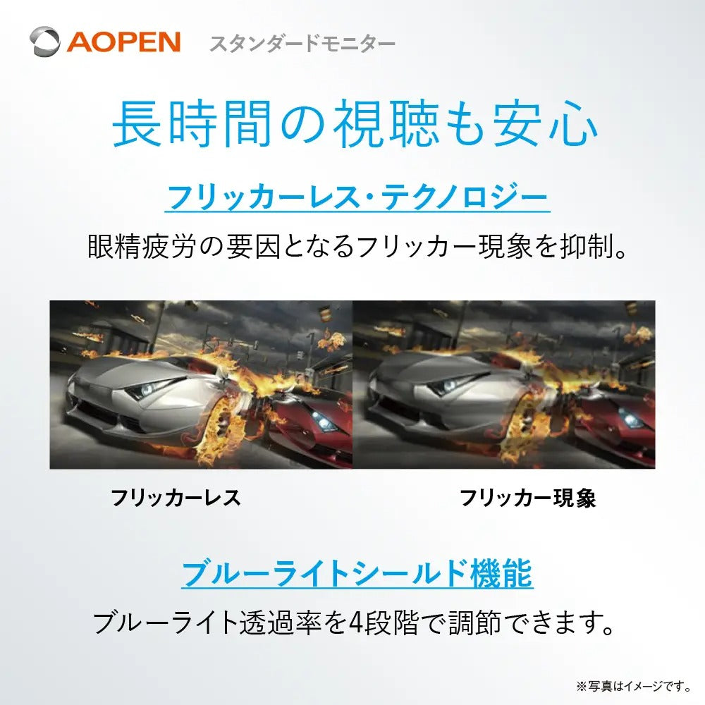 AOPEN スタンダードモニター 21.5インチ フルHD IPS 100Hz 1ms HDMI スピーカー 22SB2QEwmix