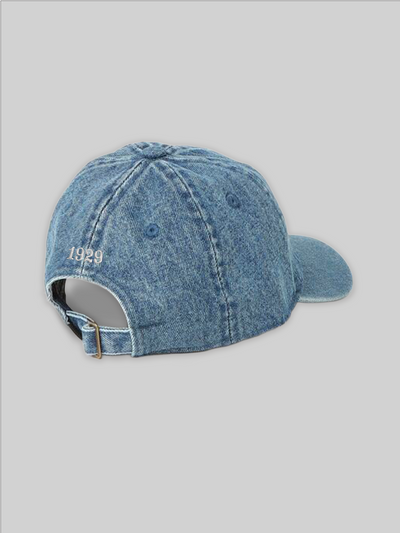 TAMAGAWA キッズ newhattan デニムベースボールローキャップ TG 1929 ロゴ ライトブルー　