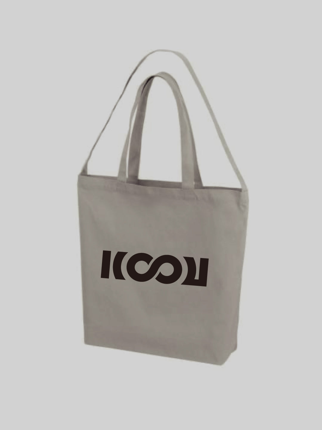 KYUSAN ２WAYトートバッグ シャリンロゴ大 ライトグレー