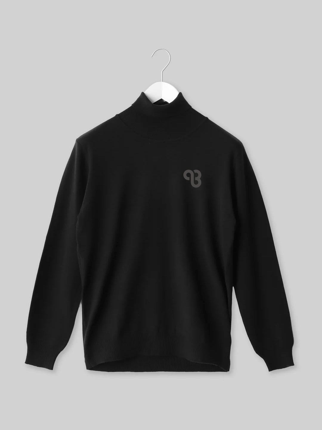 KYUSAN ニットタートル キューサンロゴ　ブラック