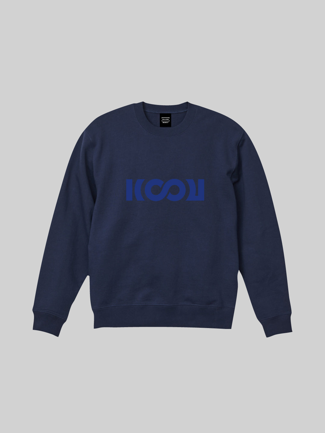 KYUSAN クルーネックスウェット シャリンロゴ インディゴ