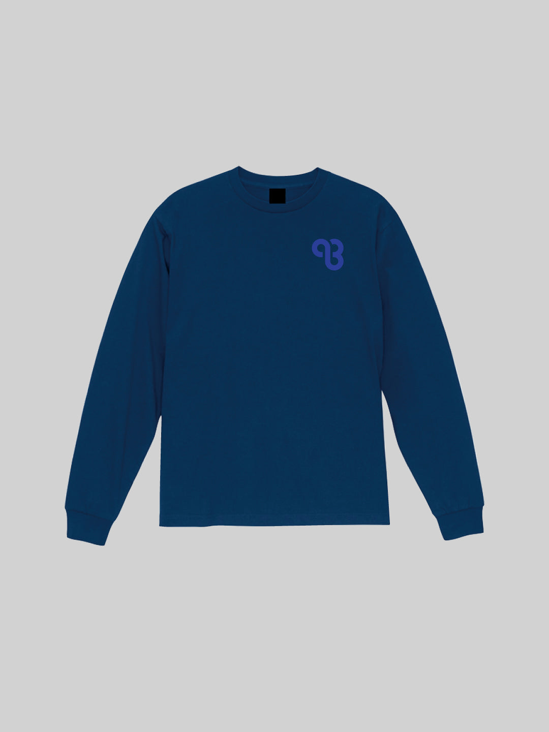 KYUSAN ロングスリーブTEE キューサンロゴ クラシックブルー