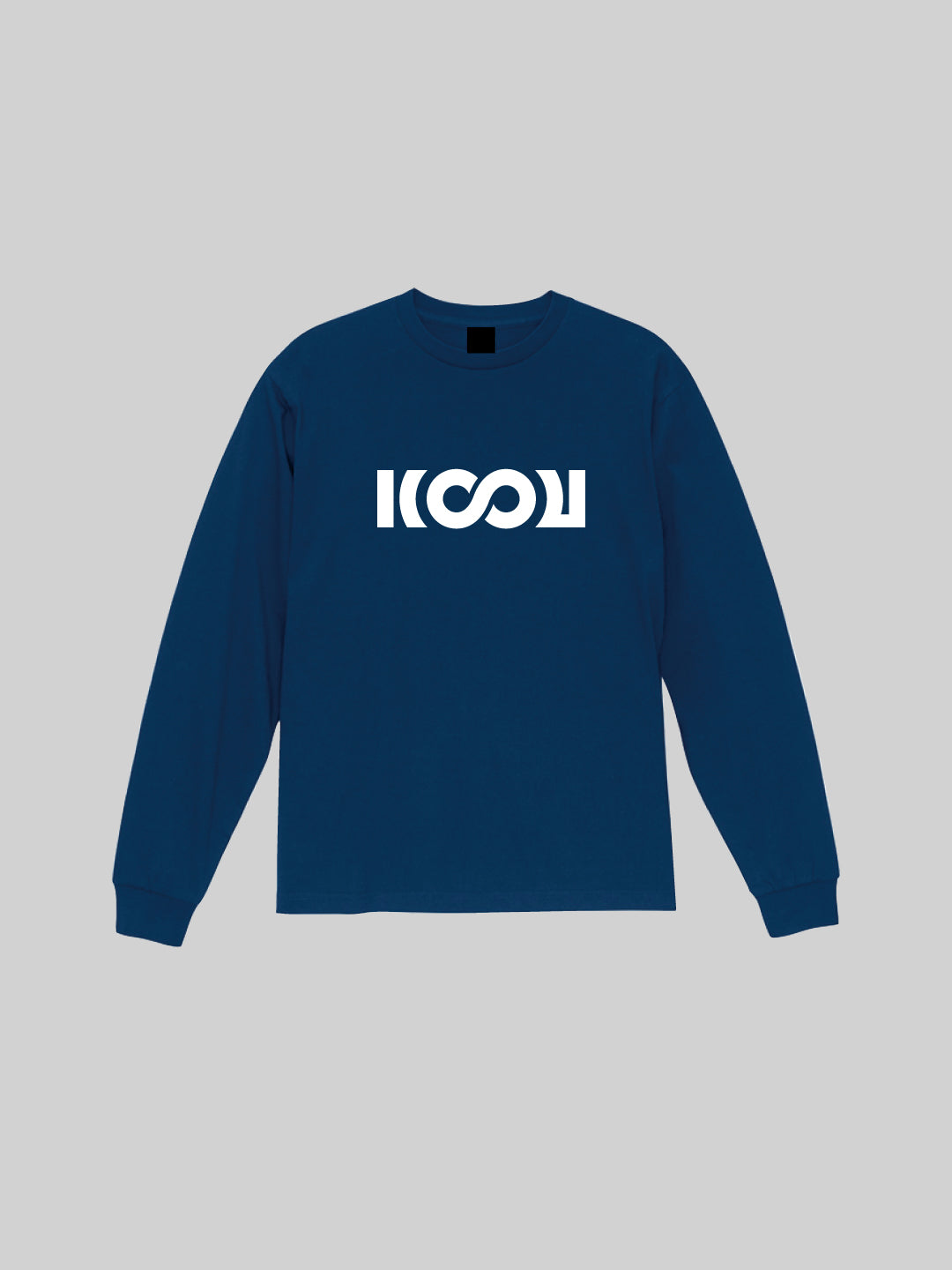 KYUSAN ロングスリーブTEE シャリンロゴ クラシックブルー