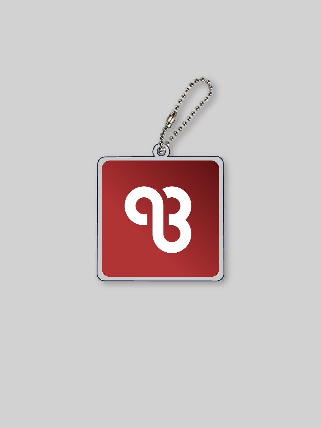 KYUSAN キーホルダー キューサンロゴ　レッド