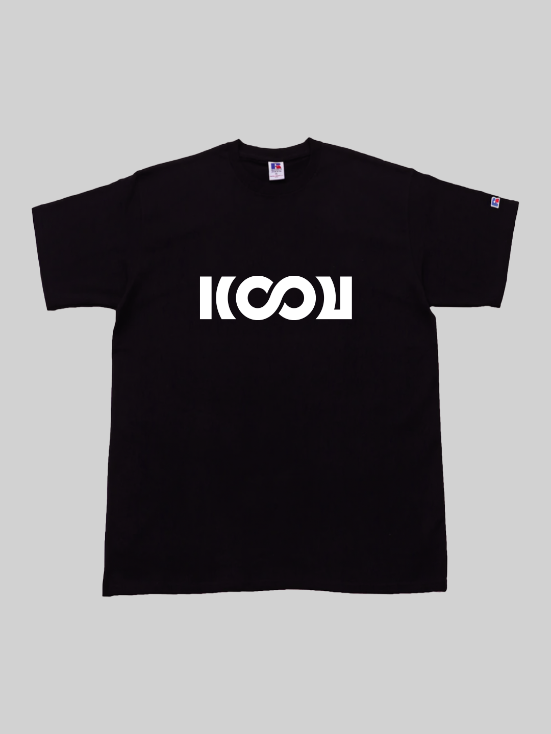 KYUSAN RUSSELL ATHLETIC ショートスリーブコットンTEE シャリンロゴ ブラック