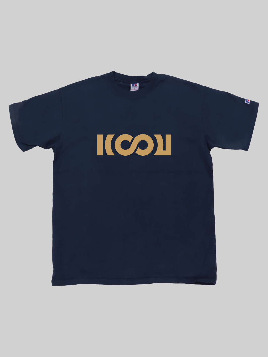 KYUSAN RUSSELL ATHLETIC ショートスリーブコットンTEE シャリンロゴ ネイビー