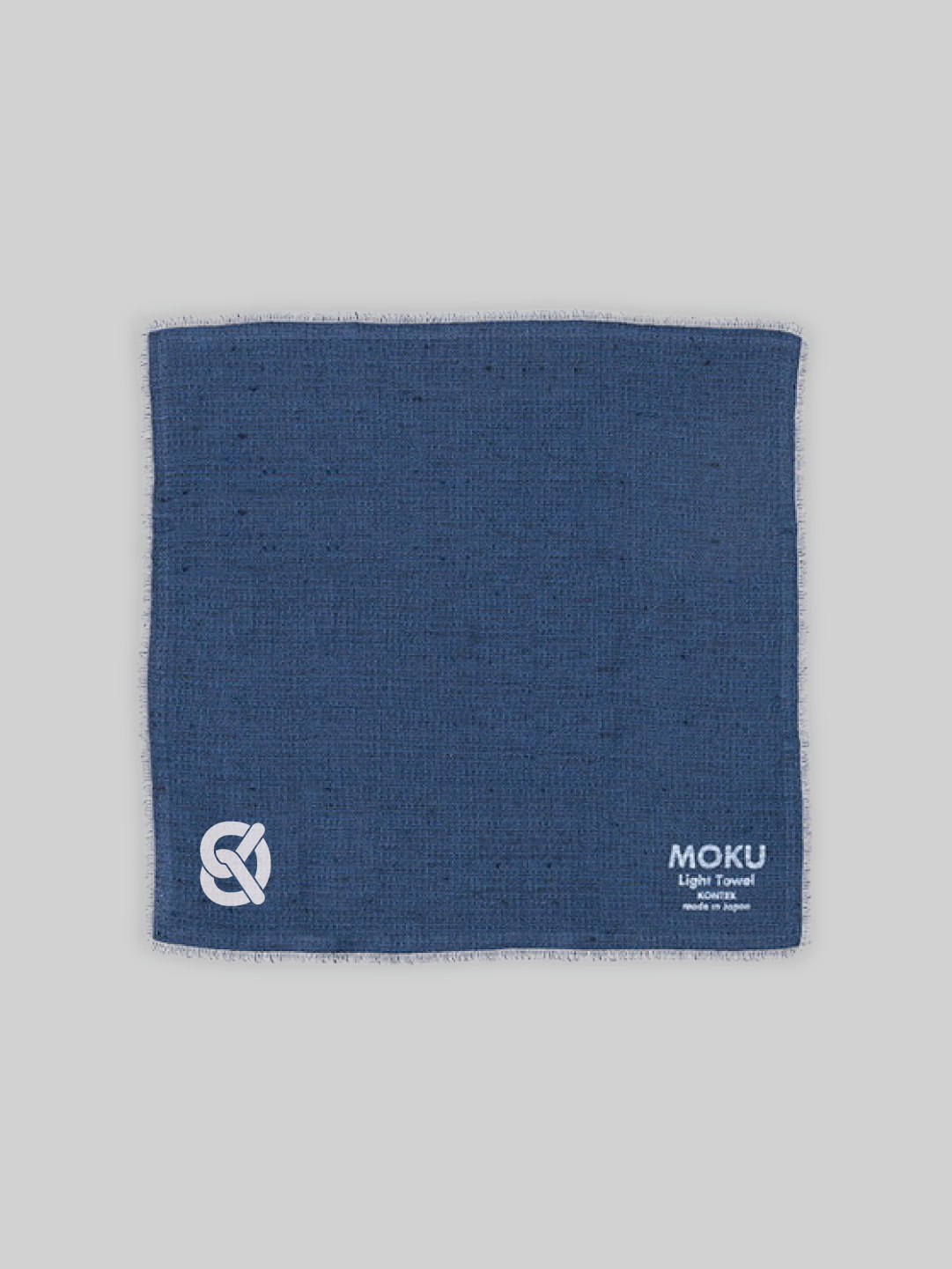 OIDAI MOKU Handkerchief Triangle Logo Navy