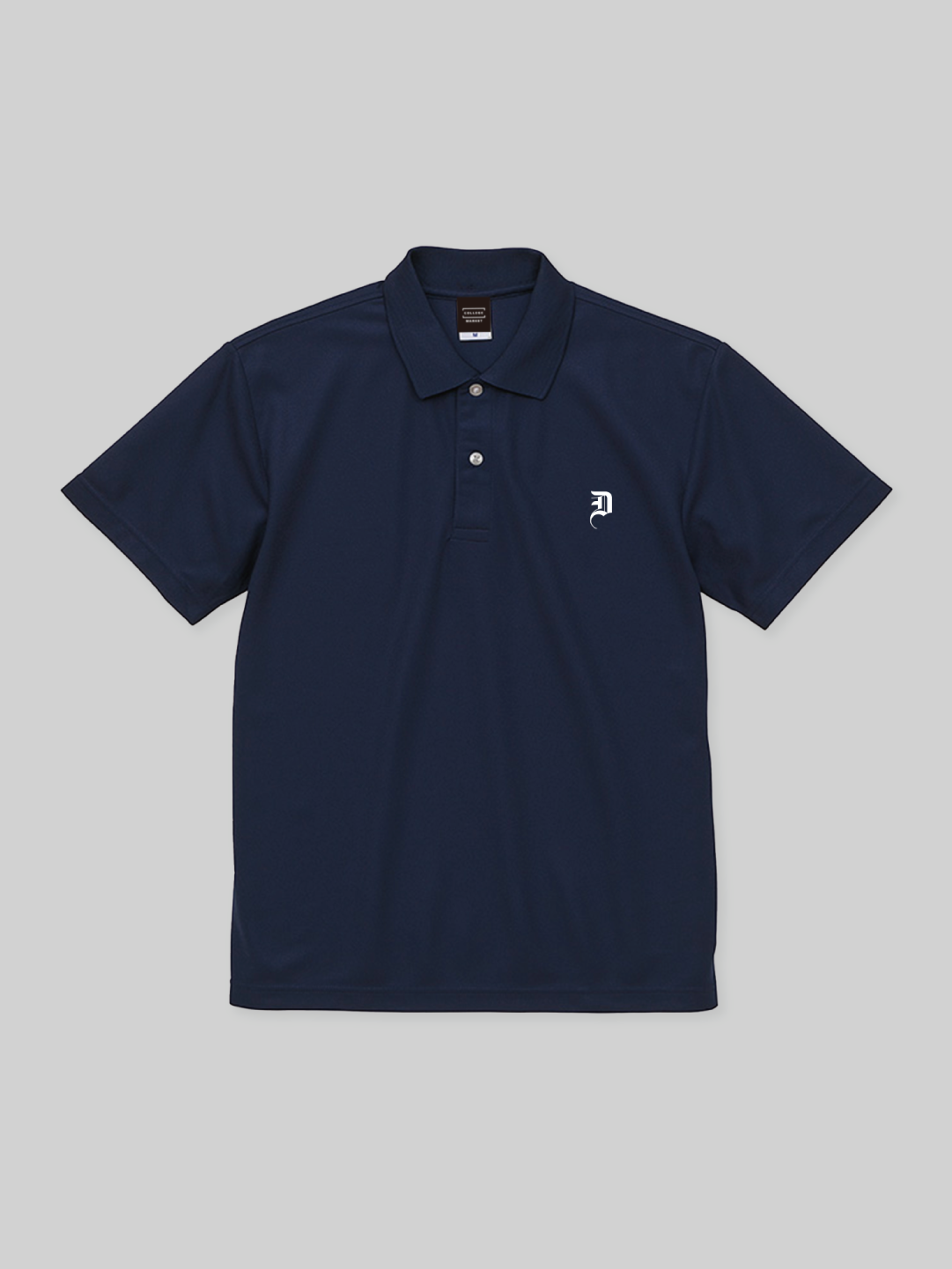 [10% OFF for J. F. Oberlin University faculty and staff only in 2024] JF OBERLIN button-down polo shirt with OBL logo, navy