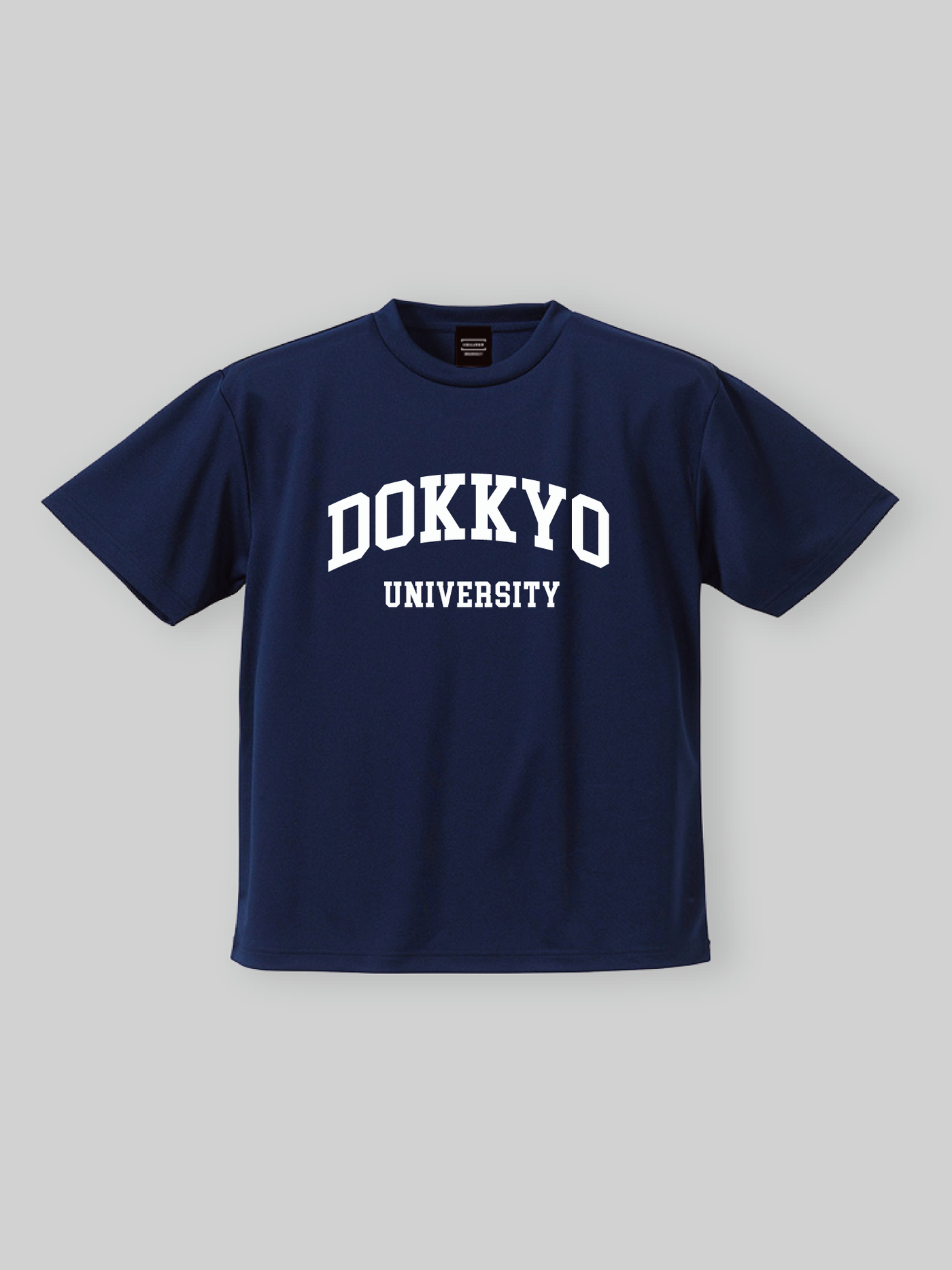 DOKKYO Dry Short Sleeve TEE DOKKYO College Logo Navy