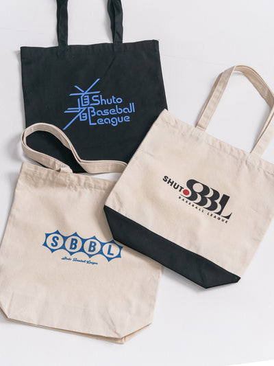 SHUTO トートバッグ SBBLロゴ ナチュラル