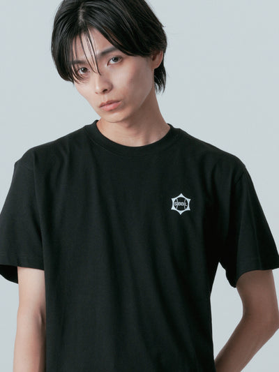 SHUTO コットンTシャツ リーグロゴ ブラック