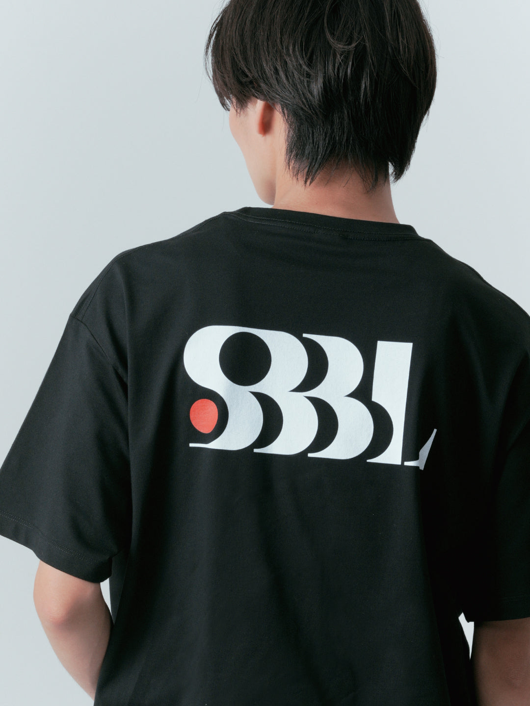 SHUTO ボックスシルエットTシャツ SHUTOロゴ  ブラック