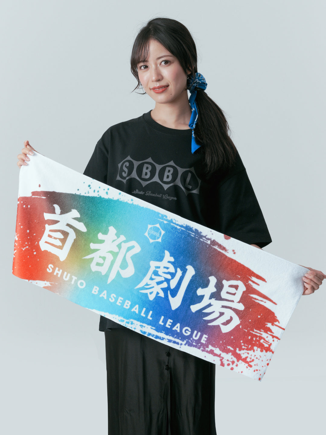 SHUTO フェイスタオル 首都劇場ロゴ