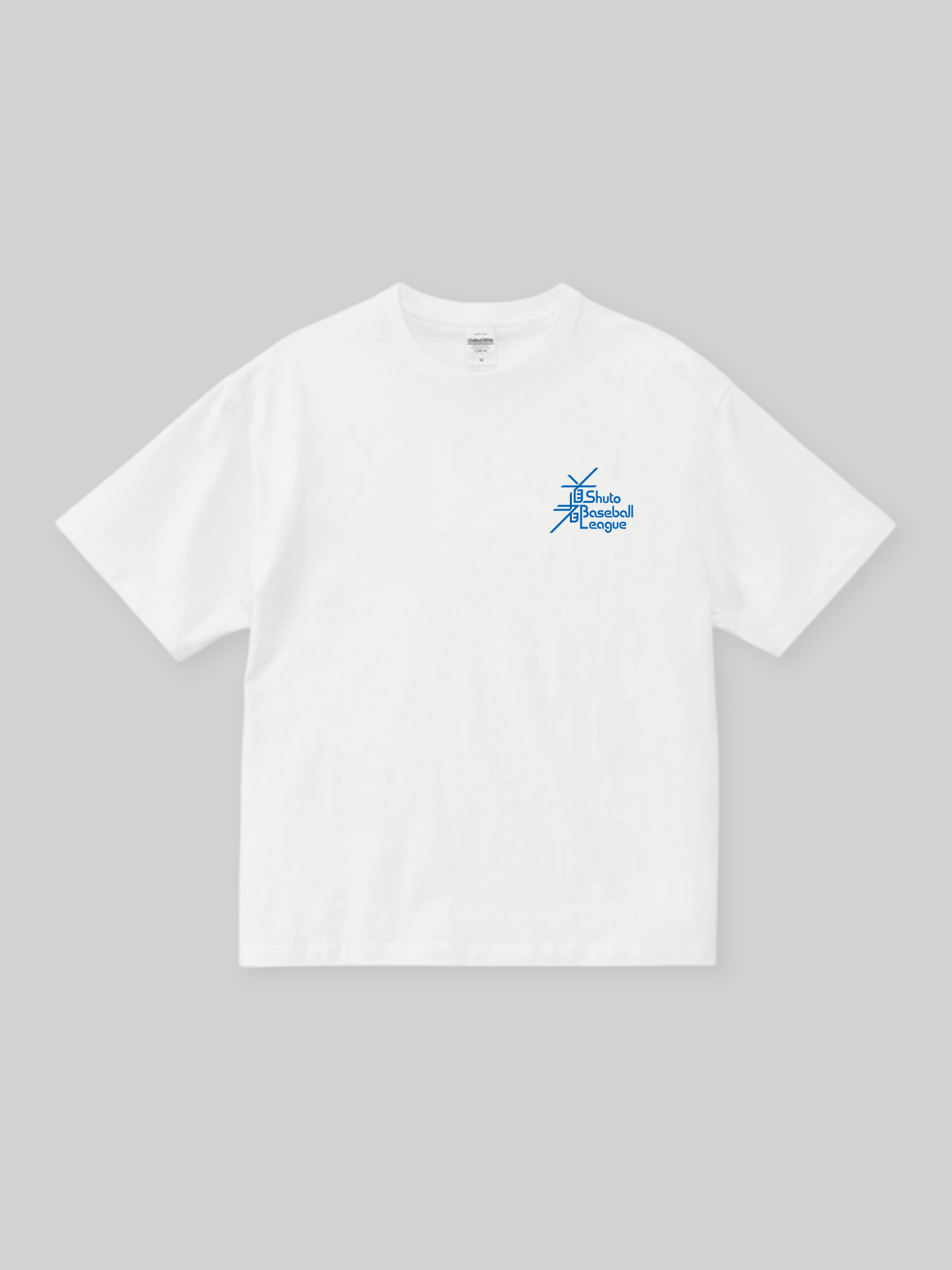SHUTO ボックスシルエットTシャツ 首都ロゴ ホワイト