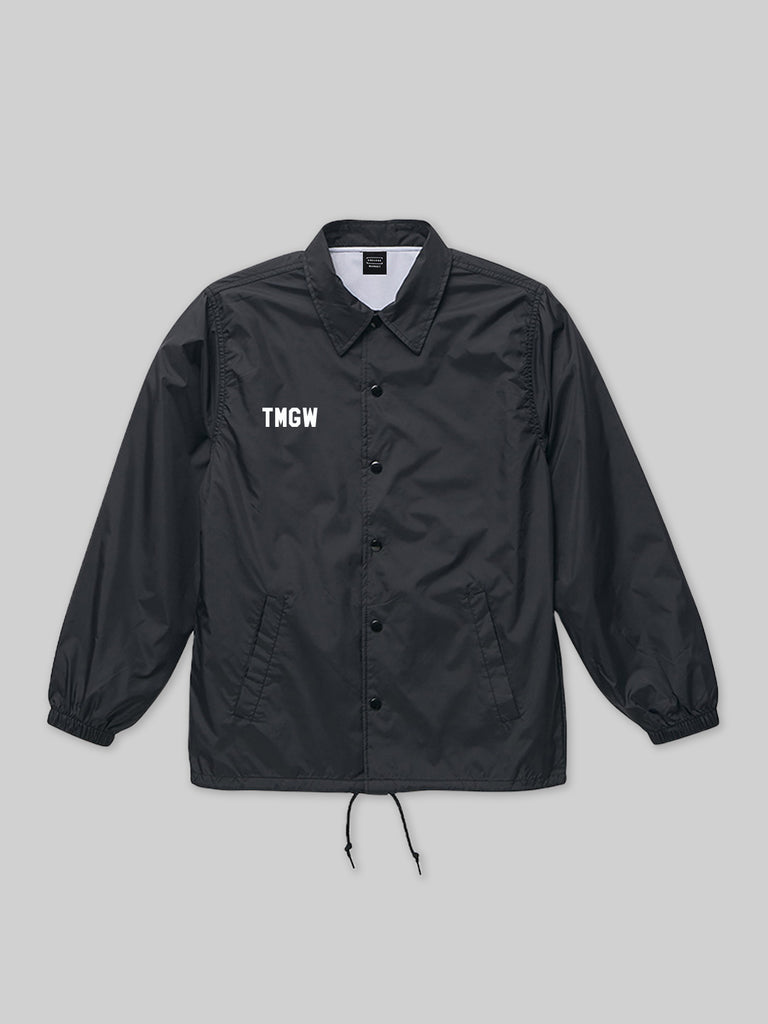 ◎試着程度/美品◎★TMT STARTER★サイズ L★コーチジャケット★黒 ◎試着程度/美品◎☆TMT STARTER☆サイズ L☆コーチジャケット