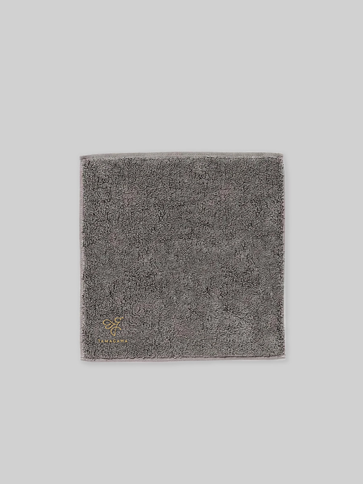 TAMAGAWA THING FABRICS Towel Handkerchief TG Logo Sax