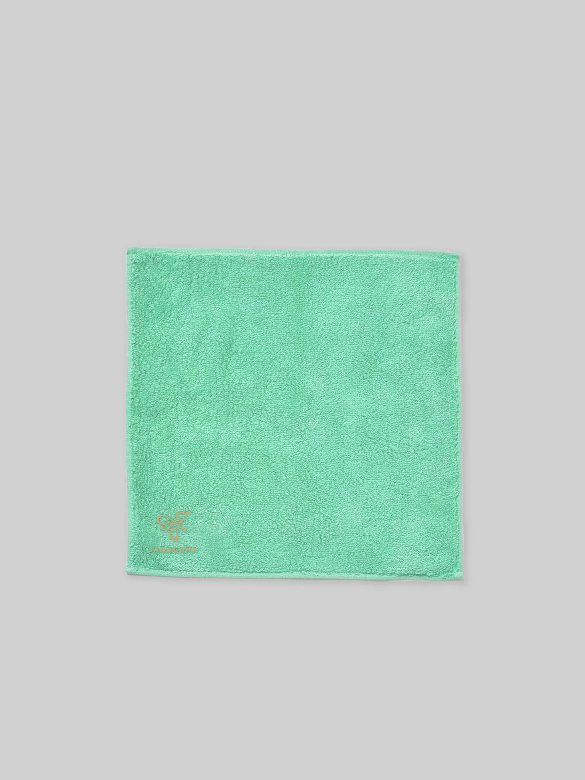 TAMAGAWA THING FABRICS Towel Handkerchief TG Logo Sax